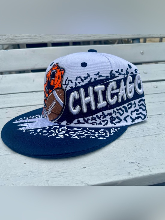 Professional Style Other - Chicago Graphic Snapback Hat with Bear & Football